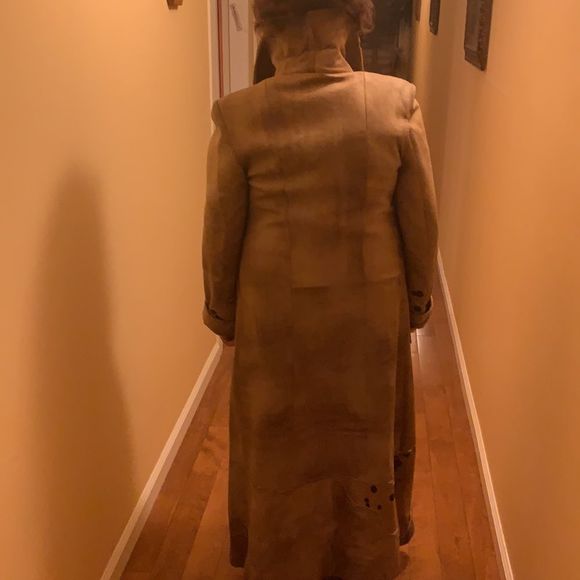 Leather coat size large - Picture 6 of 11